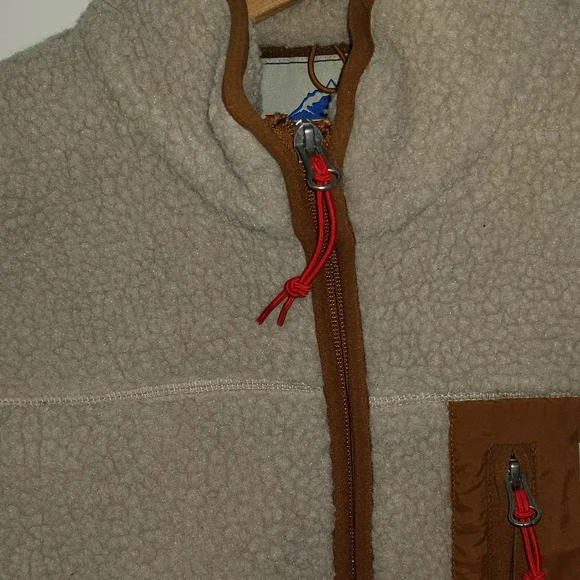 Penfield Size M Plush Lined Zip Front Sleeveless Vest - Picture 4 of 12